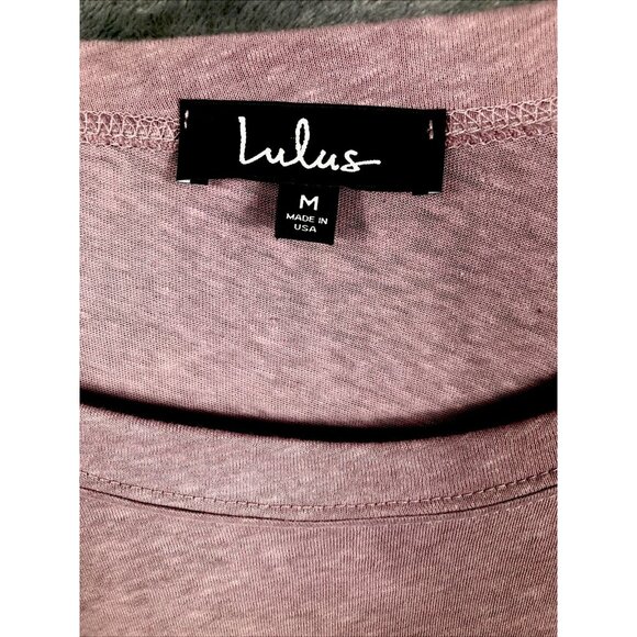 Lulus Womens Blouse Top T Shirt Size M Medium Long Sleeve Stretch Comfort Casual - Picture 2 of 8